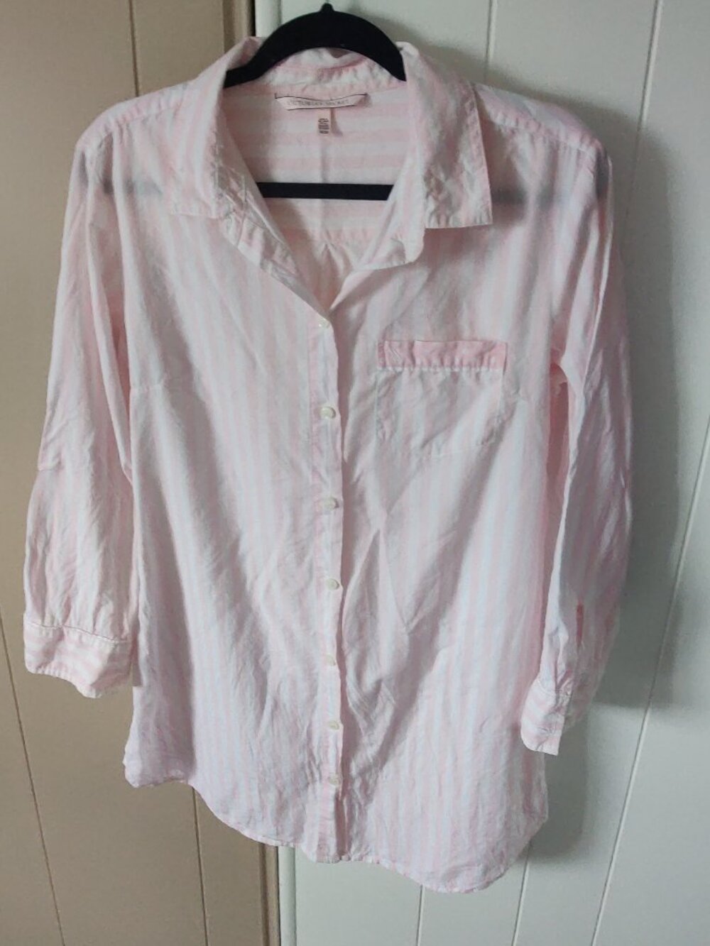 Victoria's Secret Button Down Sleep Top